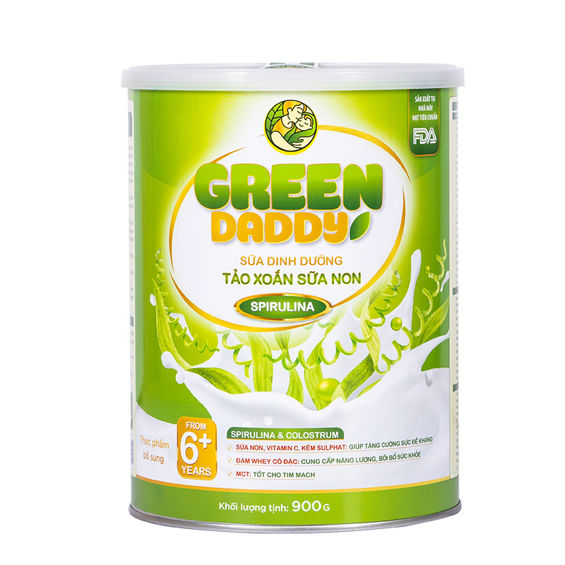 Green Daddy Sữa dinh dưỡng Tảo Xoắn Sữa Non
